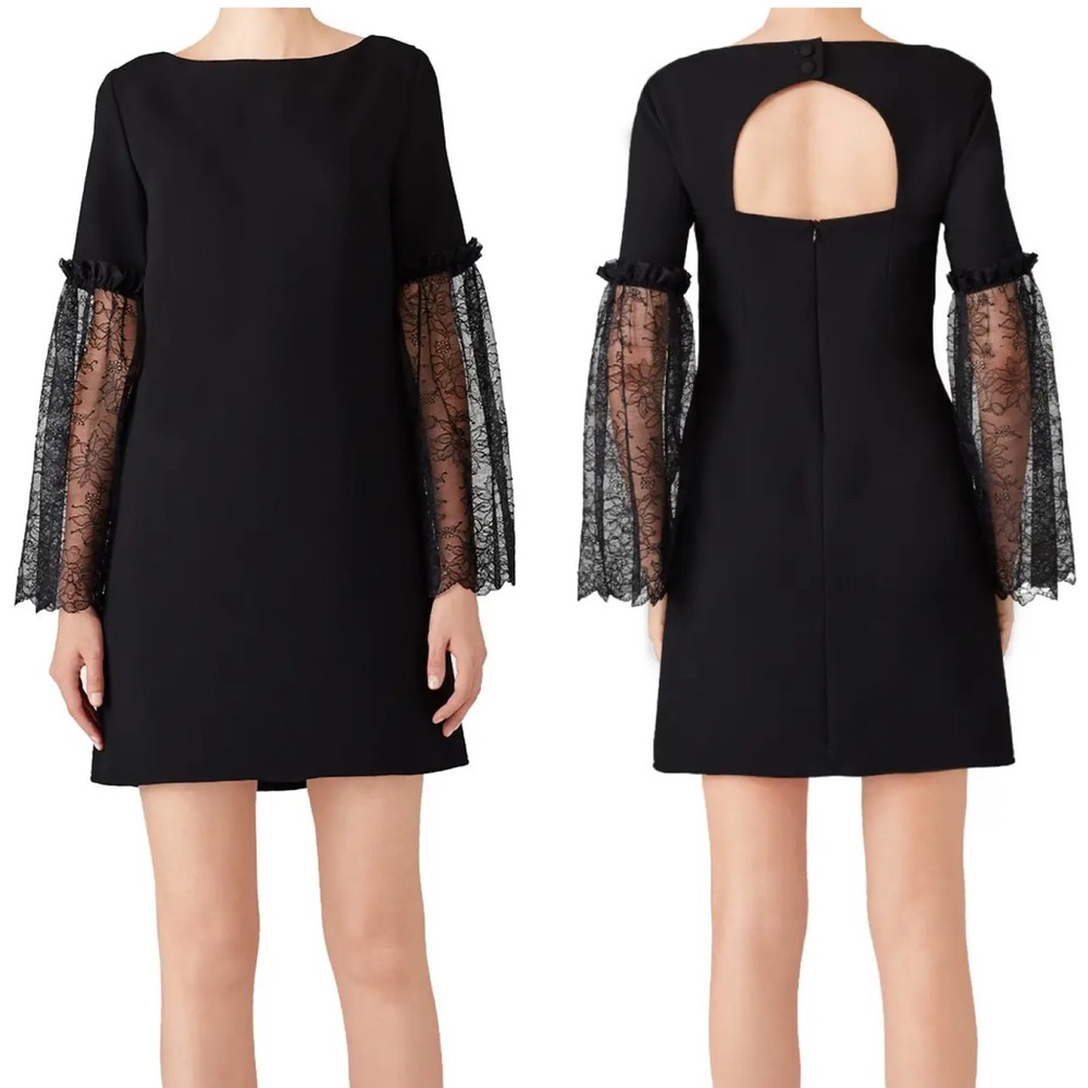 Slate & Willow black lace a-line dress - size 16